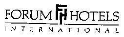 Mẫu nhãn hiệu Forum Hotels International FH