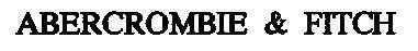 Mẫu nhãn hiệu Abercrombie & Fitch