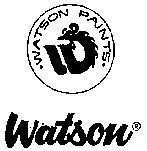 Mẫu nhãn hiệu W WATSON PAINTS