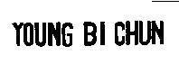 Mẫu nhãn hiệu YOUNG BI CHUN