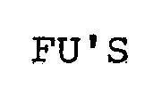 Mẫu nhãn hiệu FU'S - số đơn VN-4-1993-13482