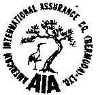 Mẫu nhãn hiệu AIA AMERICAN INTERNATIONAL ASSURANCE BERMUDA