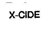 Mẫu nhãn hiệu X CIDE