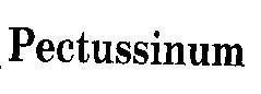 Mẫu nhãn hiệu PECTUSSINUM