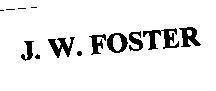 Mẫu nhãn hiệu JW FOSTER