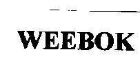 Mẫu nhãn hiệu WEEBOK