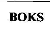 Mẫu nhãn hiệu BOKS
