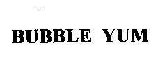 Mẫu nhãn hiệu BUBBLE YUM