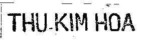 Mẫu nhãn hiệu THU KIM HOA