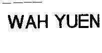 Mẫu nhãn hiệu WAH YUEN