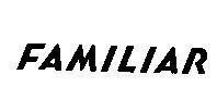 Mẫu nhãn hiệu FAMILIAR