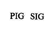 Mẫu nhãn hiệu PIG SIG