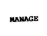 Mẫu nhãn hiệu MANAGE