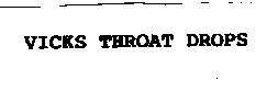 Mẫu nhãn hiệu VICKS THROAT DROPS