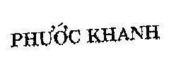 Mẫu nhãn hiệu Phước Khánh