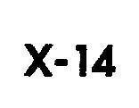 Mẫu nhãn hiệu X 14