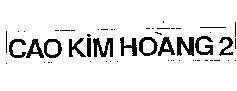 Mẫu nhãn hiệu Cao Kim Hoàng 2