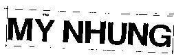 Mẫu nhãn hiệu Mỹ Nhung