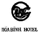 Mẫu nhãn hiệu DSC Hoà Bình Hotel