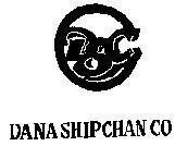 Mẫu nhãn hiệu DSC DANA SHIPCHAN CO