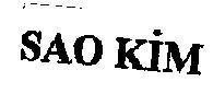 Mẫu nhãn hiệu SAO KIM