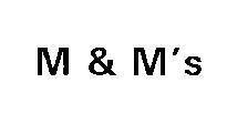 Mẫu nhãn hiệu M&M`S