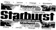 Mẫu nhãn hiệu STARBURST