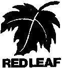 Mẫu nhãn hiệu RED LEAF