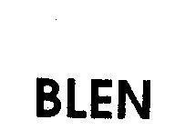 Mẫu nhãn hiệu BLEN