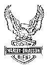 Mẫu nhãn hiệu CUSTOM HARLEY DAVIDSON BLEND