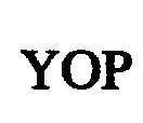 Mẫu nhãn hiệu YOP
