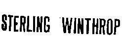 Mẫu nhãn hiệu STERLING WINTHROP