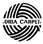 Mẫu nhãn hiệu DIBA CARPET