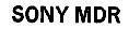 Mẫu nhãn hiệu Sony MDR