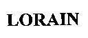 Mẫu nhãn hiệu LORAIN