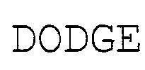 Mẫu nhãn hiệu DODGE