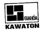 Mẫu nhãn hiệu KAWATON GiaHòa