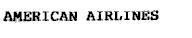 Mẫu nhãn hiệu AMERICAN AIRLINES