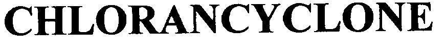 Mẫu nhãn hiệu CHLORANCYCLONE