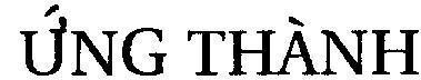 Mẫu nhãn hiệu ứNG THàNH