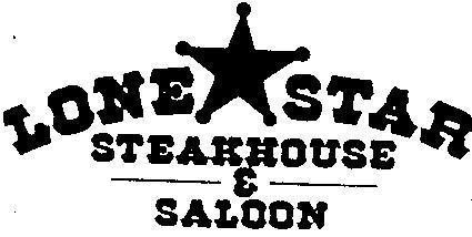 Mẫu nhãn hiệu LONE STAR STEAKHOUSE SALOON