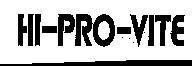 Mẫu nhãn hiệu HI-PRO-VITE