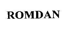 Mẫu nhãn hiệu ROMDAN