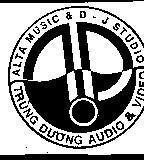 Mẫu nhãn hiệu TRùNG DƯƠNG AUDIO & VIDEO ALTA MUSIC & D-J STUDIO