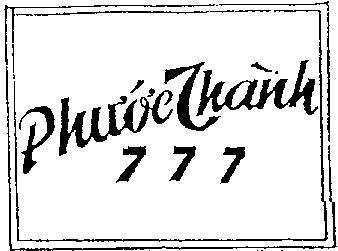 Mẫu nhãn hiệu Phước Thành 777