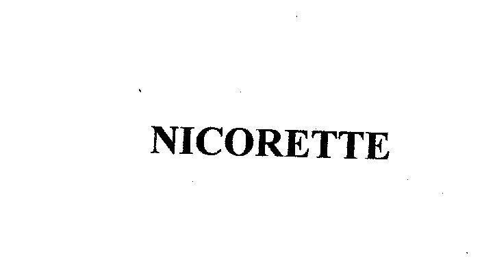 Mẫu nhãn hiệu NICORETTE