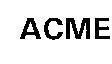 Mẫu nhãn hiệu ACME