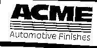 Mẫu nhãn hiệu ACME AUTOMOTIVE FINISHES