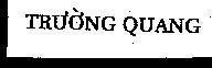 Mẫu nhãn hiệu Trường Quang
