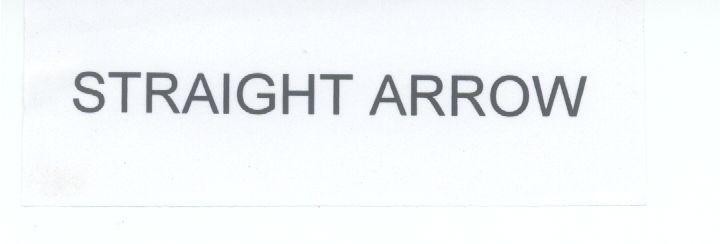 Mẫu nhãn hiệu STRAIGHT ARROW